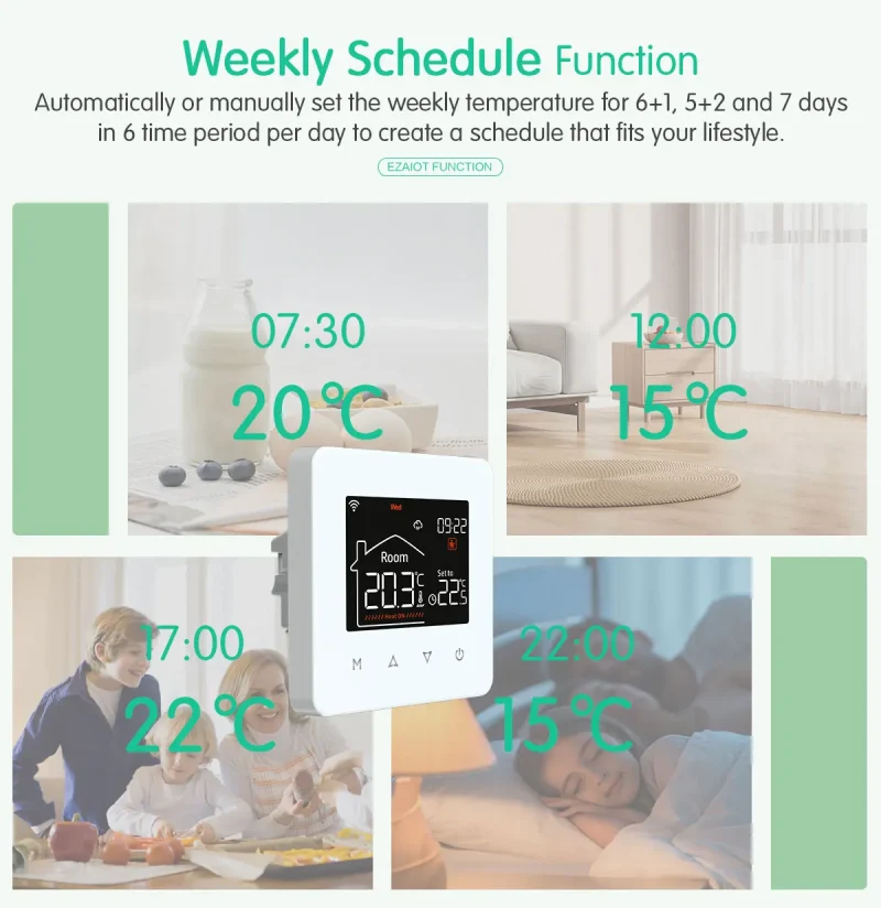 Smart Home Thermostat for Water or Electric Floor Heating and Gas Boiler - Image 13