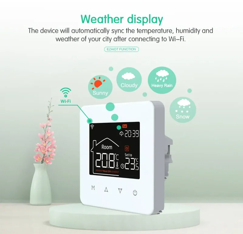 Smart Home Thermostat for Water or Electric Floor Heating and Gas Boiler - Image 15