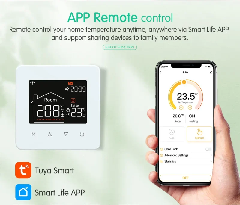 Smart Home Thermostat for Water or Electric Floor Heating and Gas Boiler - Image 11