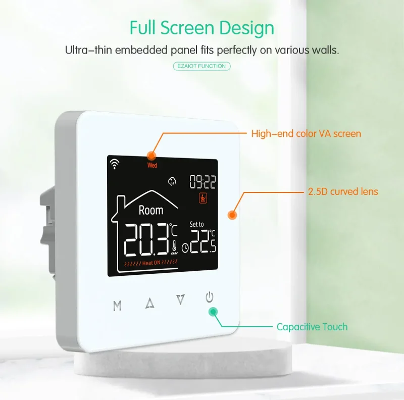 Smart Home Thermostat for Water or Electric Floor Heating and Gas Boiler - Image 8