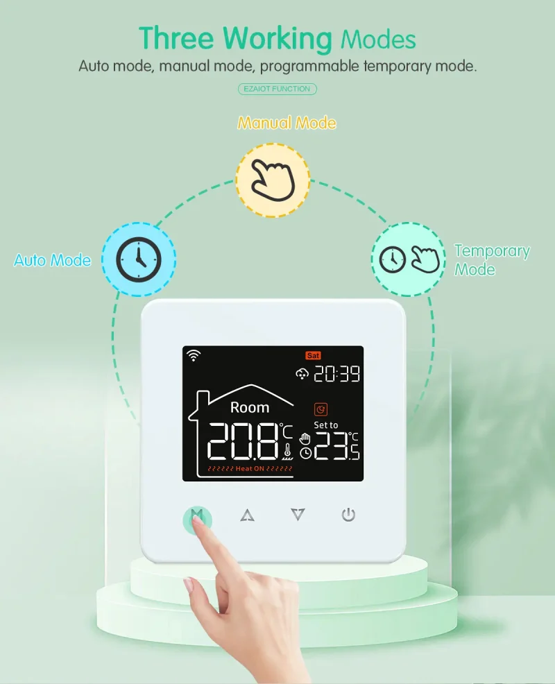 Smart Home Thermostat for Water or Electric Floor Heating and Gas Boiler - Image 14