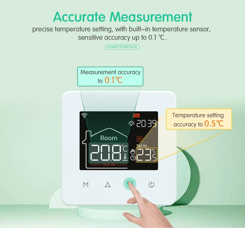 Smart Home Thermostat for Water or Electric Floor Heating and Gas Boiler - Image 9