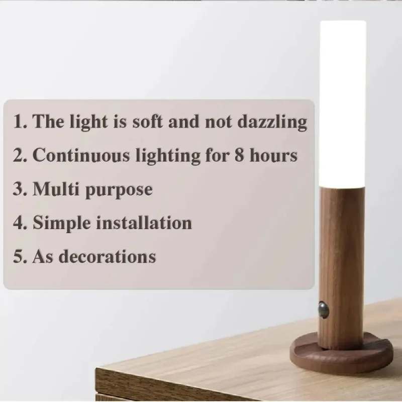 Night Light Motion Sensor - Magnetic Portable Lamp Charge - Image 8