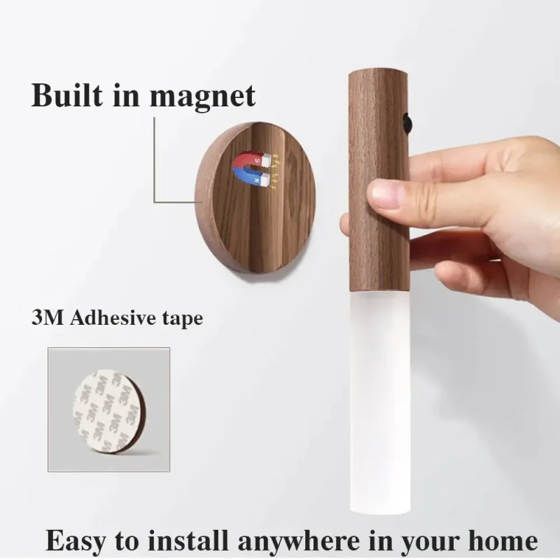 Night Light Motion Sensor - Magnetic Portable Lamp Charge - Image 9
